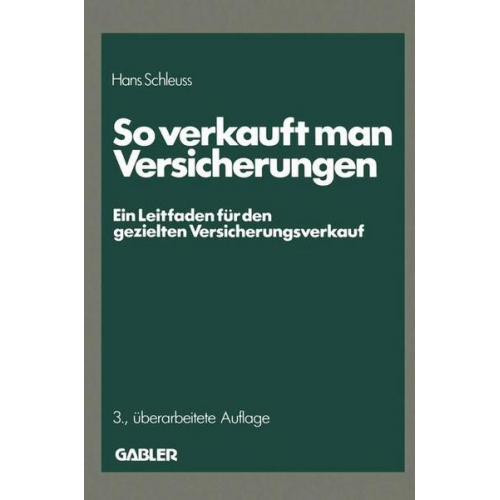 Hans Schleuss - So verkauft man Versicherungen