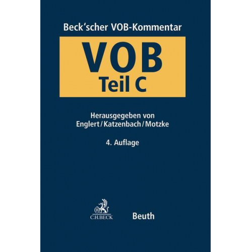 Beck'scher VOB- und Vergaberechts-Kommentar