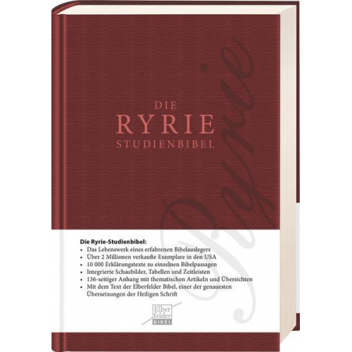 Charles C. Ryrie - Ryrie-Studienbibel - ital. Kunstleder