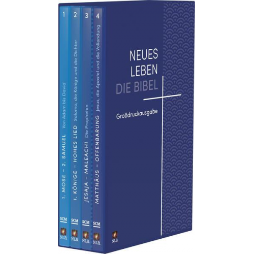 Neues Leben. Die Bibel, Großdruckausgabe in 4 Bänden