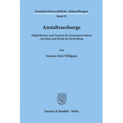 Susanne Eick-Wildgans - Anstaltsseelsorge.