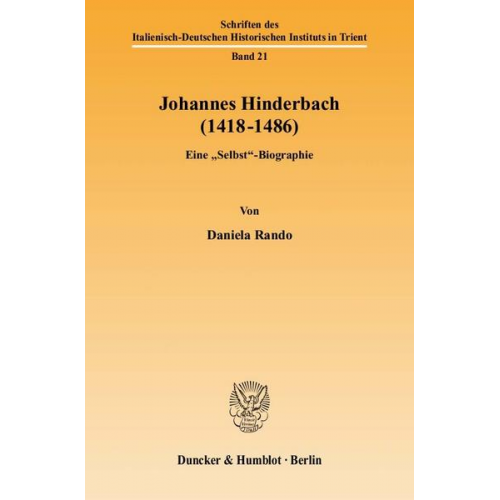 Daniela Rando - Johannes Hinderbach (1418–1486).