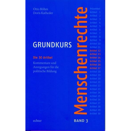 Grundkurs Menschenrechte / Grundkurs Menschenrechte - Band 3: Artikel 12-17