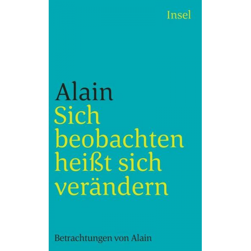 Alain - Sich beobachten heißt sich verändern