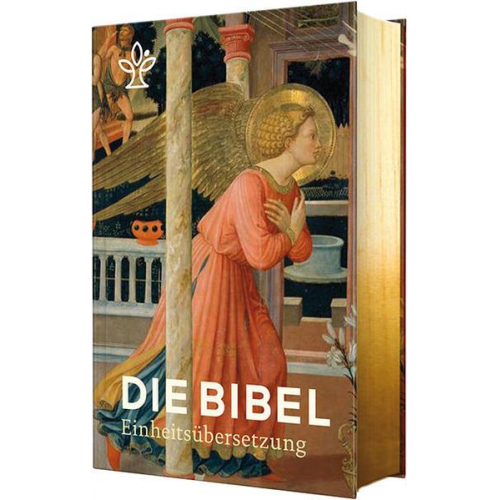 Die Bibel mit Bildmotiven von Engeln