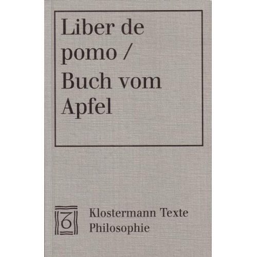 Elsbeth Acampora-Michel - Liber de Pomo - Buch vom Apfel