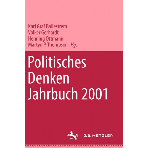 'Deutschen Gesellschaft zur Erforschung der Politischen Bildung' - Politisches Denken. Jahrbuch 2001