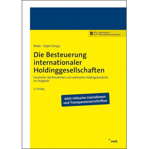 Axel D. Bader & Florian Oppel - Die Besteuerung internationaler Holdinggesellschaften