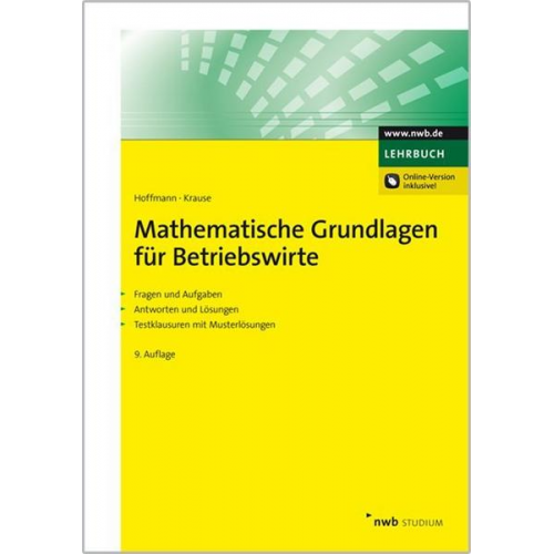 Sabine Hoffmann & Hugo Krause - Mathematische Grundlagen für Betriebswirte