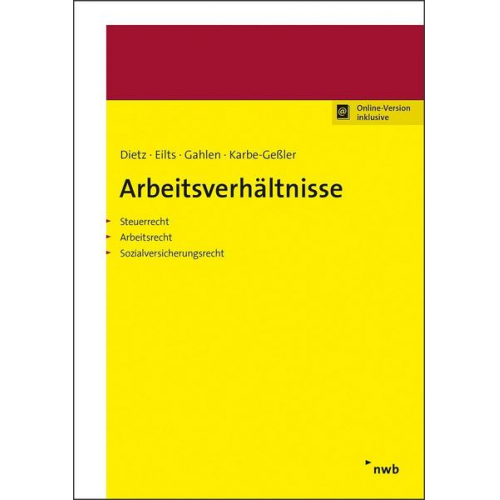 Hans-Ulrich Dietz & Gerald Eilts & Hildegard Gahlen & Daniela Karbe-Gessler - Arbeitsverhältnisse
