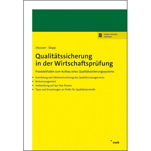 Reiner Deussen & Hanns R. Skopp - Qualitätssicherung in der Wirtschaftsprüfung