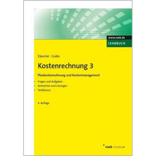 Jürgen Grabe - Kostenrechnung 3 - Plankostenrechnung und Kostenmanagement