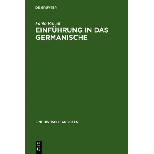 Paolo Ramat - Einführung in das Germanische