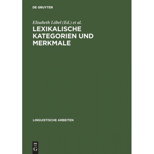 Lexikalische Kategorien und Merkmale