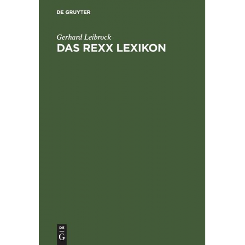 Gerhard Leibrock - Das REXX Lexikon