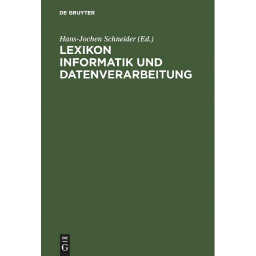 Lexikon Informatik und Datenverarbeitung