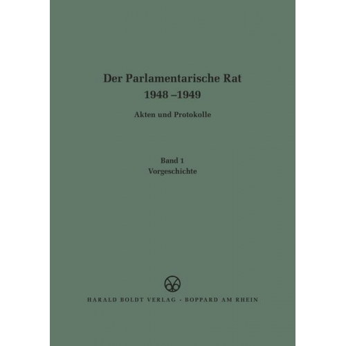 Der Parlamentarische Rat 1948-1949 / Vorgeschichte