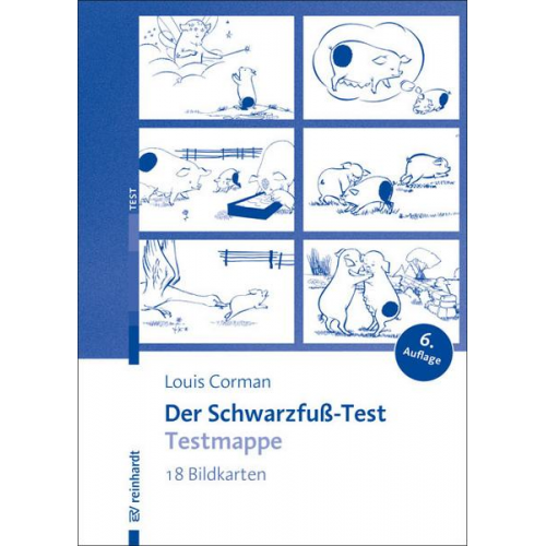 Louis Corman & Anna Dute-Corman - Schwarzfuß-Test-Testmappe