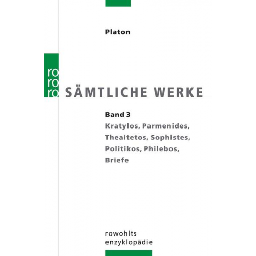 Platon - Sämtliche Werke 3