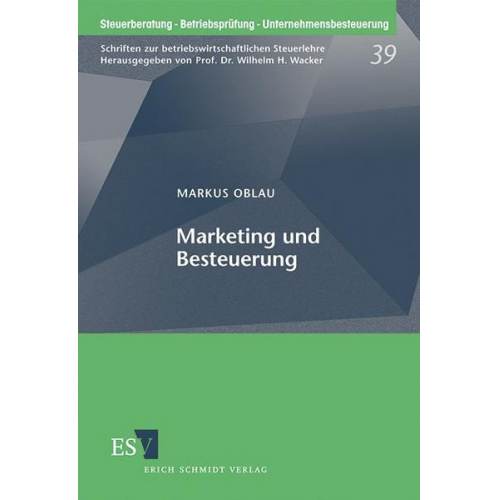 Markus Oblau - Marketing und Besteuerung