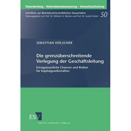 Sebastian Hölscher - Die grenzüberschreitende Verlegung der Geschäftsleitung