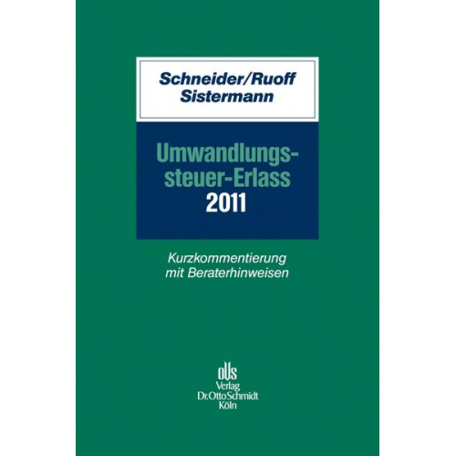 Alexander Schwahn - Umwandlungssteuer-Erlass 2011