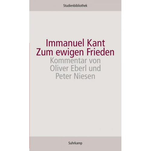 Immanuel Kant - Zum ewigen Frieden