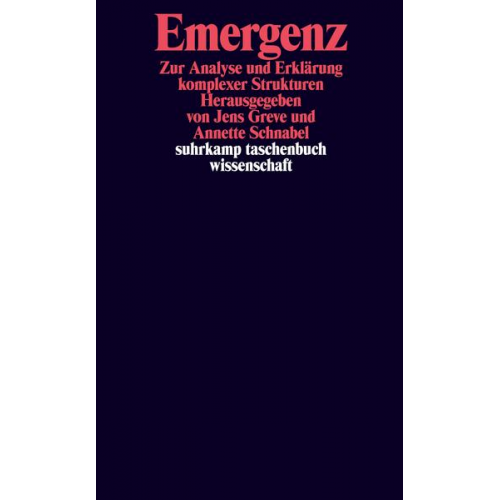 Jens Greve & Annette Schnabel - Emergenz