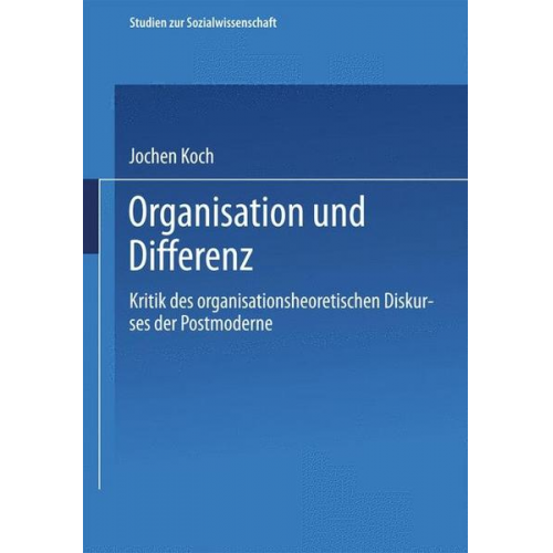 Jochen Koch - Organisation und Differenz