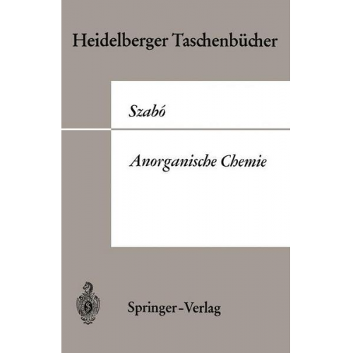 Zoltan G. Szabo - Anorganische Chemie