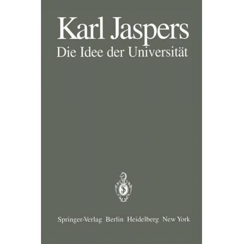 K. Jaspers - Die Idee der Universität