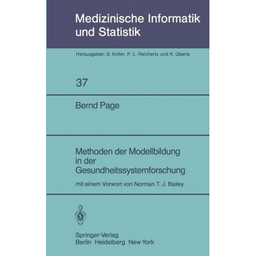 B. Page - Methoden der Modellbildung in der Gesundheitssystemforschung