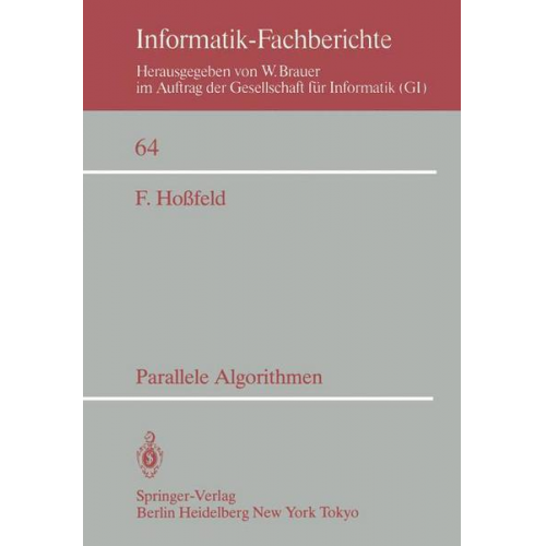 F. Hossfeld - Parallele Algorithmen