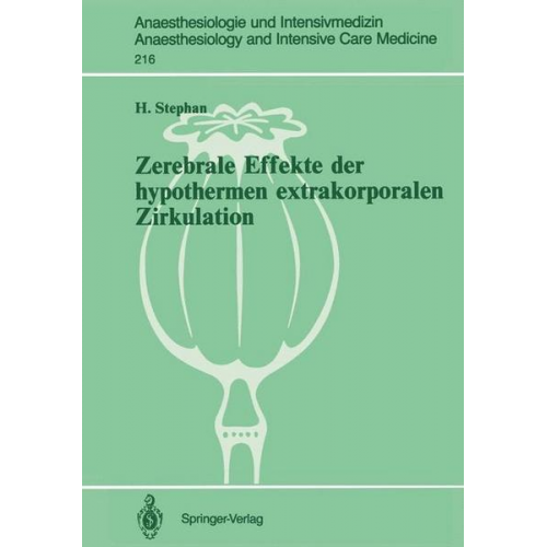 Heidrun Stephan - Zerebrale Effekte der hypothermen extrakorporalen Zirkulation