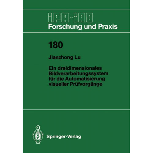 Jianzhong Lu - Ein dreidimensionales Bildverarbeitungssystem für die Automatisierung visueller Prüfvorgänge