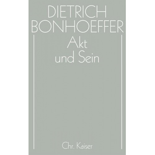 Dietrich Bonhoeffer - Werke