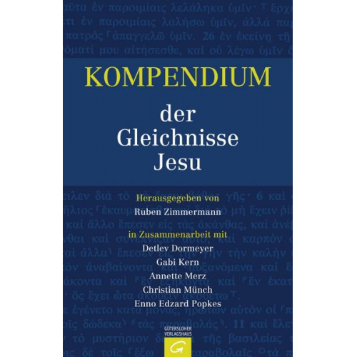Ruben Zimmermann - Kompendium der Gleichnisse Jesu