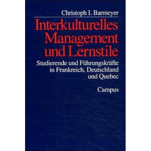 Christoph I. Barmeyer - Interkulturelles Management und Lernstile