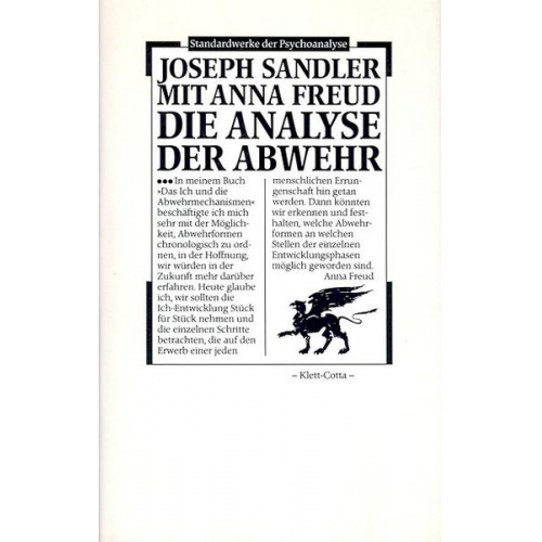 Joseph Sandler & Anna Freud - Die Analyse der Abwehr