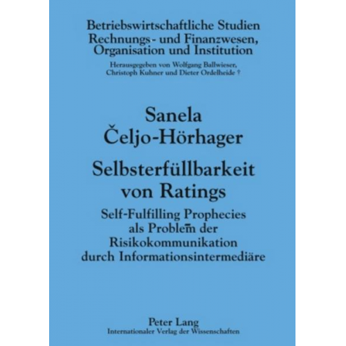 Sanela Celjo-Hörhager - Selbsterfüllbarkeit von Ratings