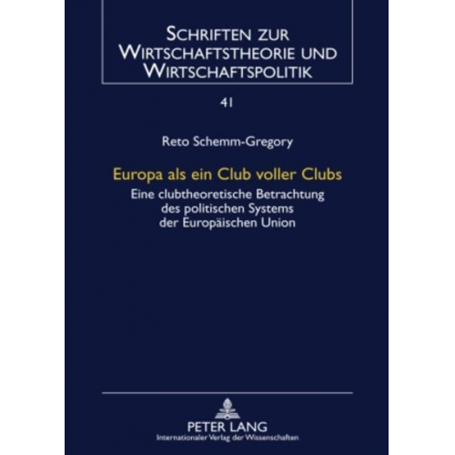 Reto Schemm-Gregory - Europa als ein Club voller Clubs