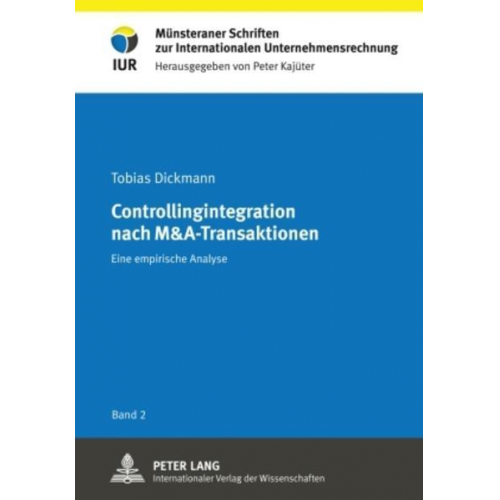 Tobias Dickmann - Controllingintegration nach M&A-Transaktionen