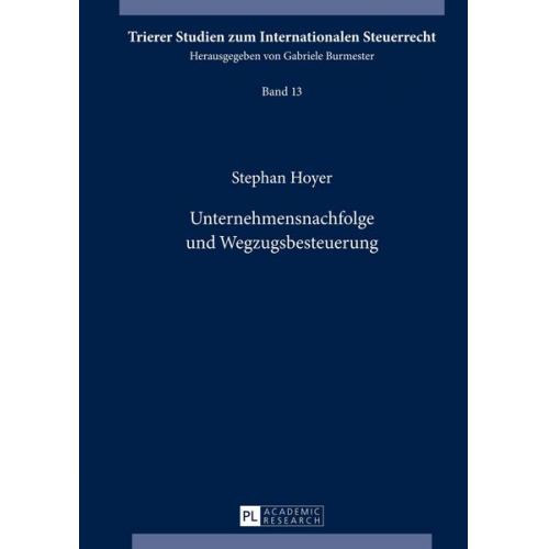 Stephan Hoyer - Unternehmensnachfolge und Wegzugsbesteuerung