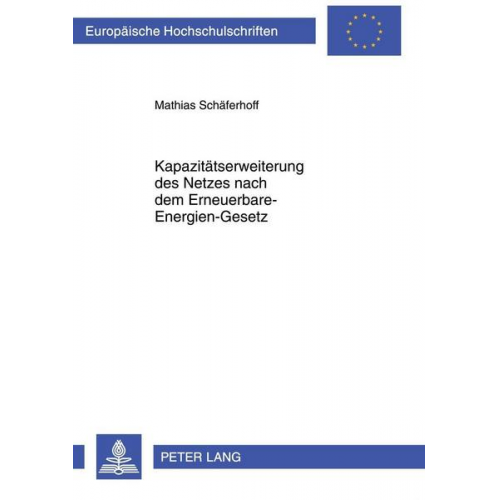 Mathias Schäferhoff - Kapazitätserweiterung des Netzes nach dem Erneuerbare-Energien-Gesetz