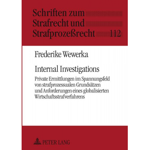 Frederike Wewerka - Internal Investigations