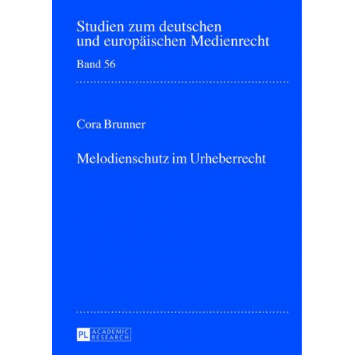 Cora Brunner - Melodienschutz im Urheberrecht