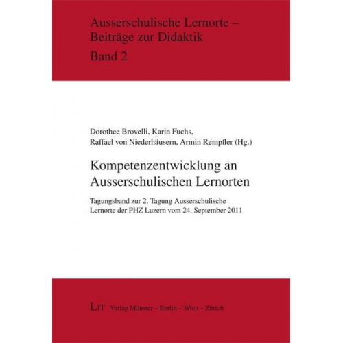 Dorothee Brovelli & Karin Fuchs & Raffael Niederhäusern - Kompetenzentwicklung an Ausserschulischen Lernorten