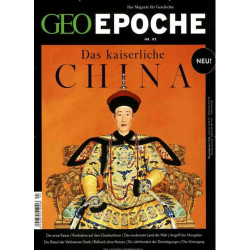 Michael Schaper - GEO Epoche / GEO Epoche 93/2018 - Das kaiserliche China