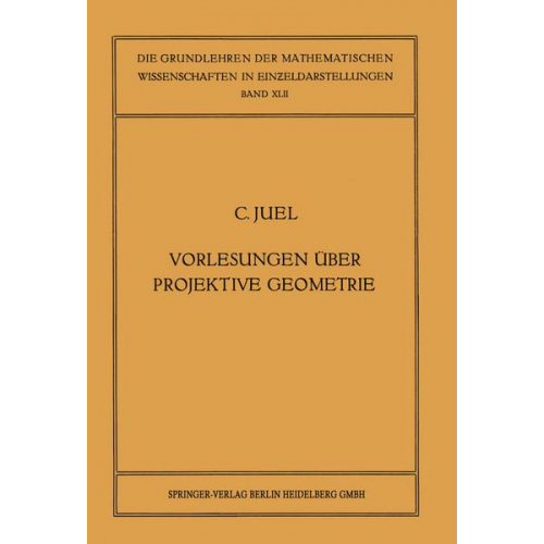 Christian Juel - Vorlesungen über Projektive Geometrie