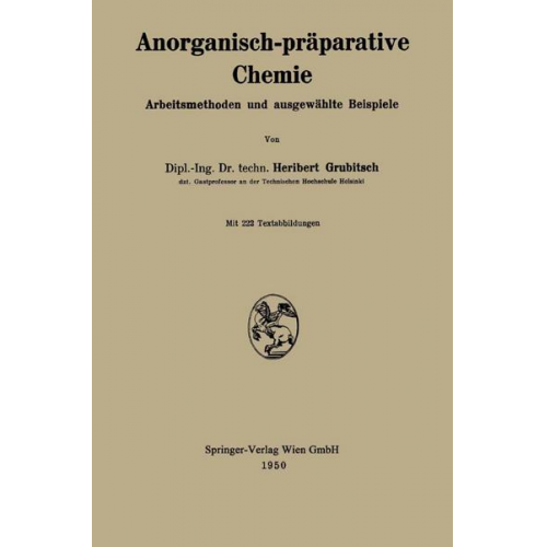 Heribert Grubitsch - Anorganisch-präparative Chemie